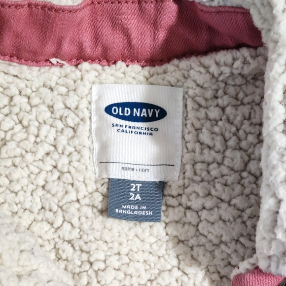 Old Navy Pink Jean Jacket, Size 2T/2A - Picture 5 of 5